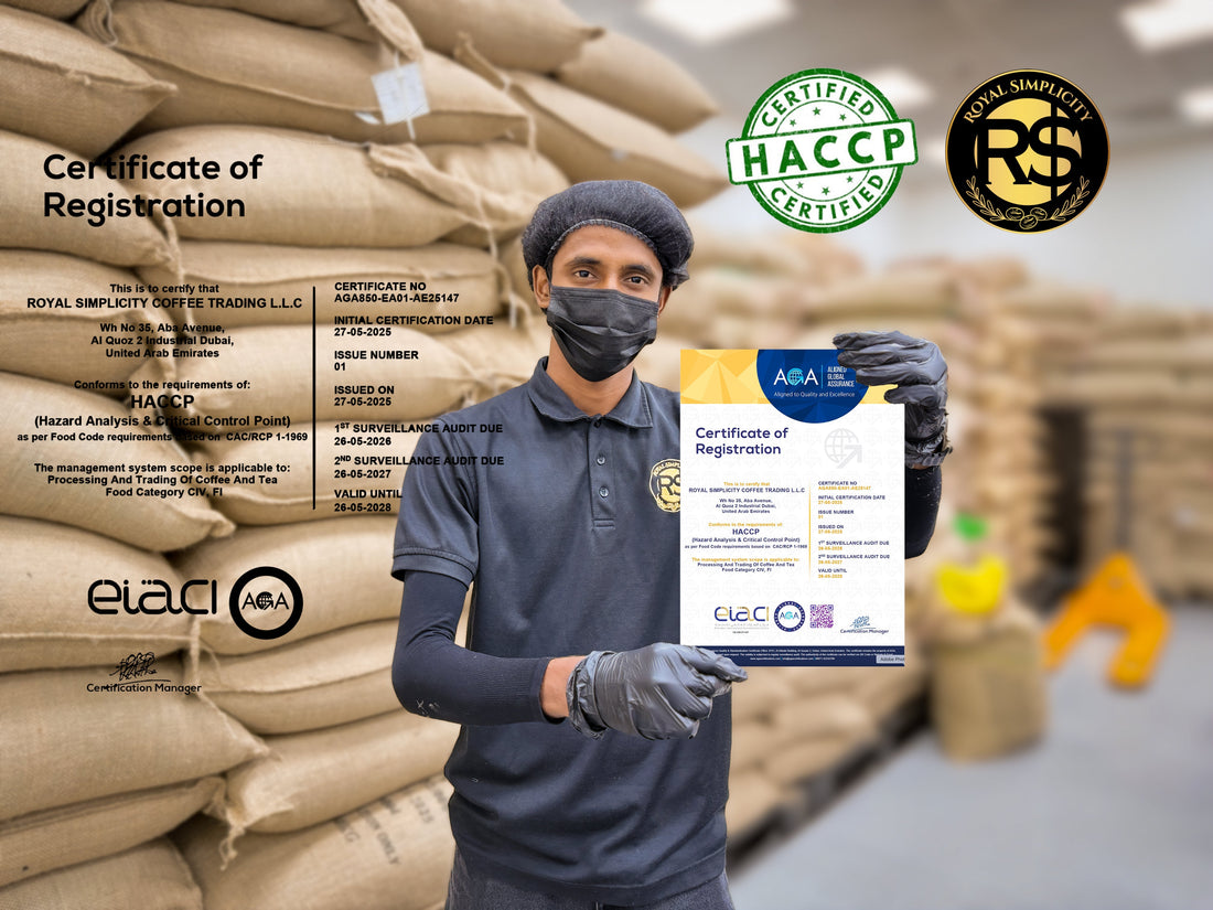Royal Simplicity Achieves HACCP Certification – A Milestone in Food Safety Excellence