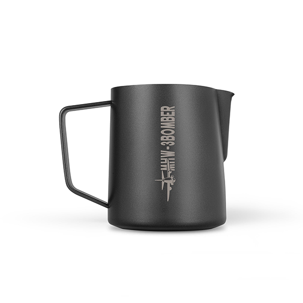 MHW-3BOMBER - Milk Pitcher 5.0 | 600ml - Matte Black (Round Spout)