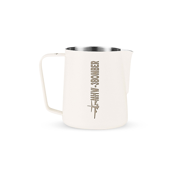 MHW-3BOMBER - Milk Pitcher 3.0 | 600ml - White (Round Spout)
