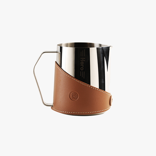 ZeroHero - Milk Pitcher | Advanced Type Pitcher 600ml - Glossy | 304 Stainless Steel + PU