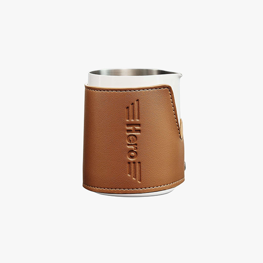 ZeroHero - Milk Pitcher | Handless Pitcher 450ml | Color: White | 304 Stainless Steel + PU ZeroHero - Milk Pitcher | Racer Pitcher