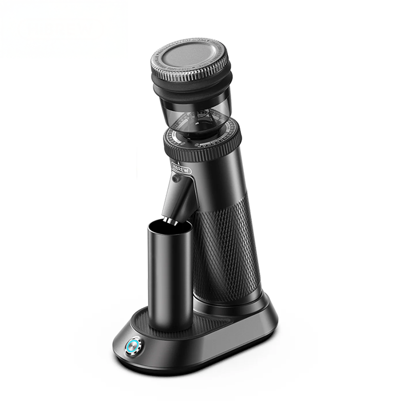 Hibrew - Coffee Grinder | For Filter Coffee & Espresso 48mm Conical Burr | 36 Gears Grinding Adjustable | Powder Blower Design | Slow & High Speeds Grinding | 15°/90° Grinding Angle