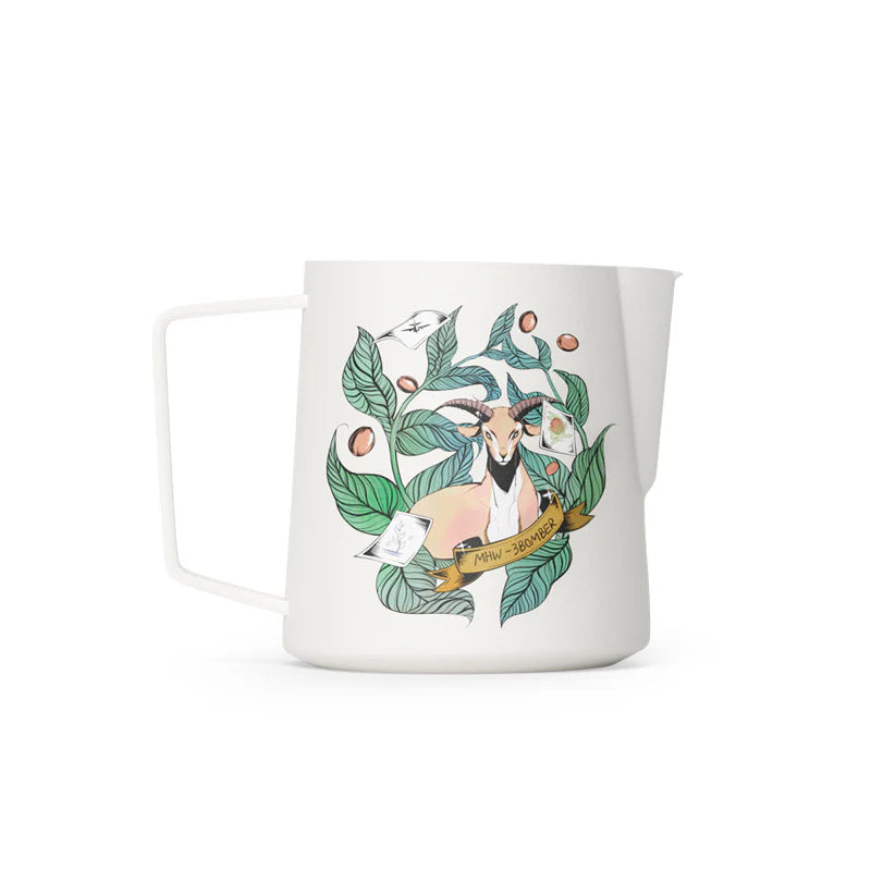 MHW-3BOMBER Origin Milk Pitcher - 600ml - Origin Latte Art Pitcher | 6th Anniversary Edition( Round Spout)