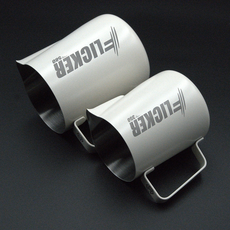 Flicker 350 Latte Art Milk Pitcher White