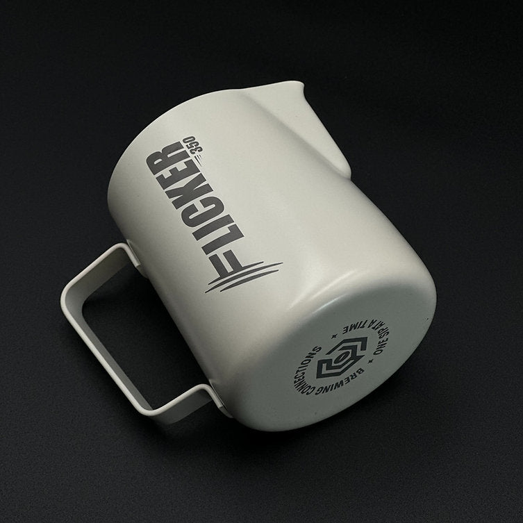 Flicker 350 Latte Art Milk Pitcher White