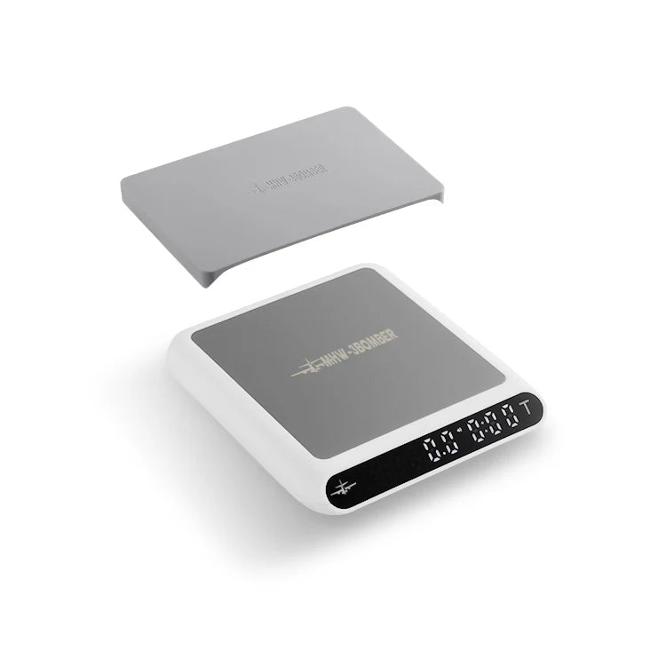 MHW-3BOMBER Formula Smart Coffee Scale I Color: White | Size:130*150*28mm | Battery: Rechargeable( 3.7, 1500mAh)